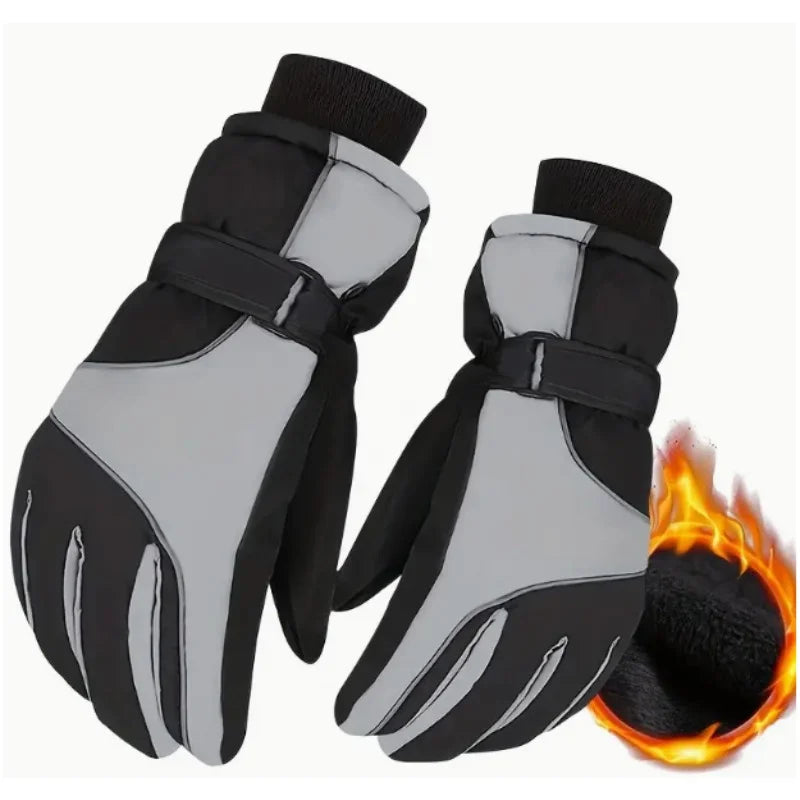 Winter Warm Snow Gloves Waterproof Ski Gloves Thermal Touch Screen Gloves Sport Cycling Gloves Outdoor Warm Motorcycle Gloves