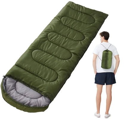 Single Person Emergency Sleeping Bag Adults Thickened Warm Portable Outdoor Camping Equipment Spring Autumn