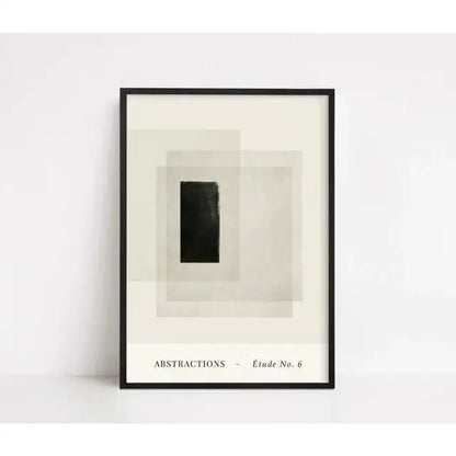 Modern Abstract Beige and White Canvas Painting  Scandinavian Neutral Wall Art Print for Home Decor  Art Gallery Poster