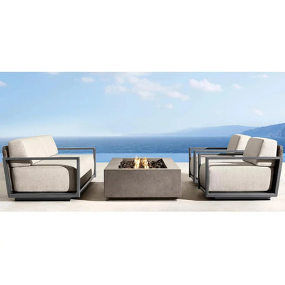 Metal Furniture Villa Leisure Sofas Patio Outdoor Furniture Wholesale High End Patio Outdoor Garden Sofa Sets