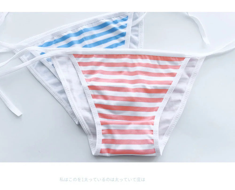 Sexy Lingerie Lolita Kawaii Mini Bikini Japanese Anime Cosplay Underwear Set Naughty Erotic Highcut Backless Women Costumes