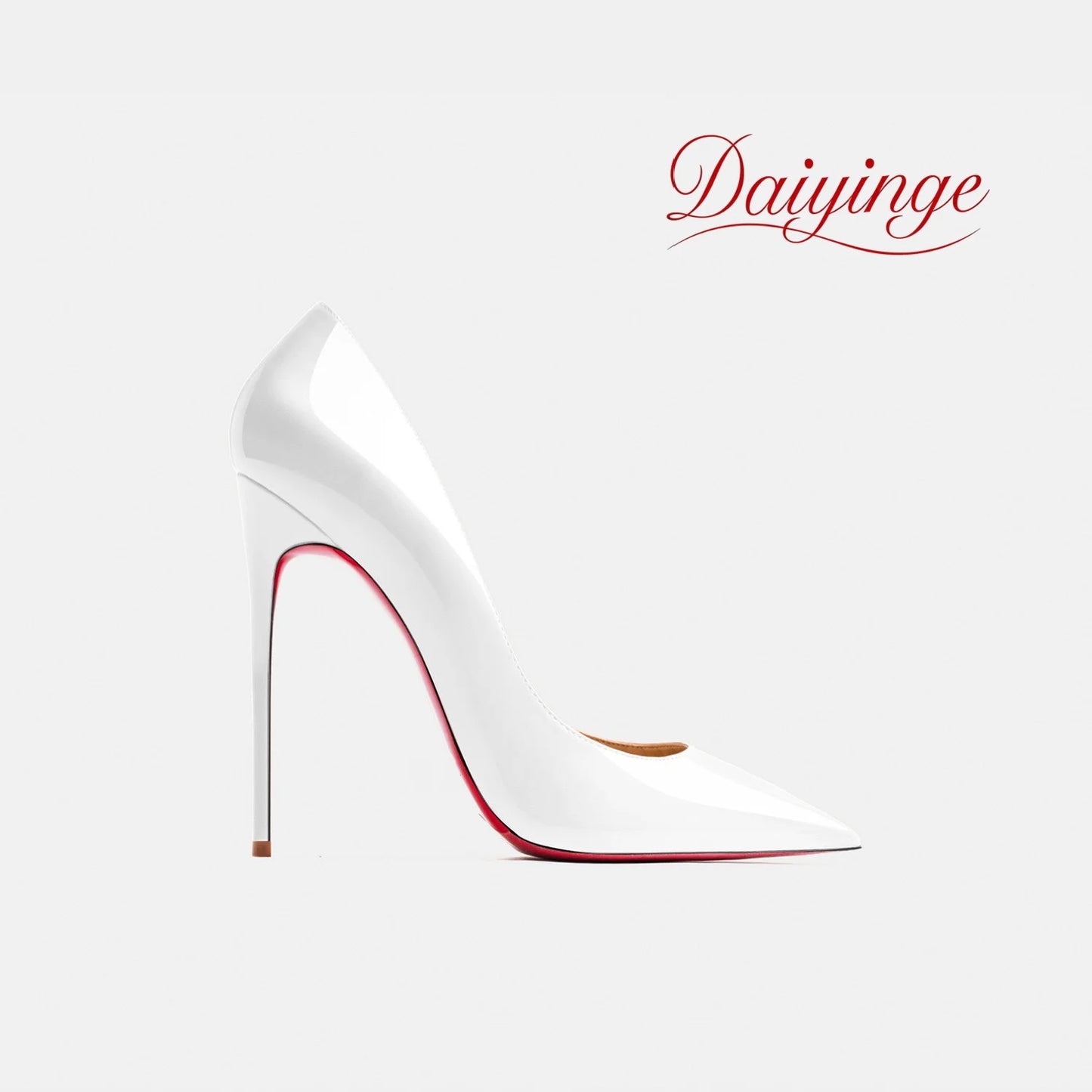 Heels For women 2026 Trend Leather Luxury Red Bottom High Heels 12cm Pointed Toe Stiletto Pumps Elegant Sexy Party Wedding Shoes