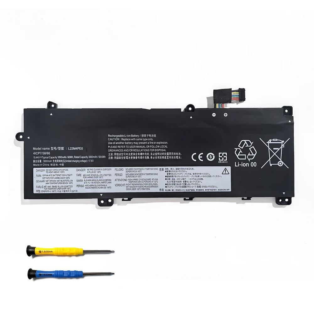 L22M4PE0 L22D4PE0 L22B4PE0 L22D3PE0 L22M3PE0 L22B3PE0 60Wh 45Wh Laptop Battery For Lenovo THINKBOOK 14 G4 IML 14 G6 G7 Free Tool
