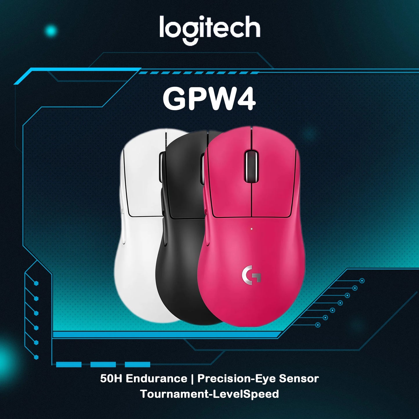 Logitech PRO X SUPERLIGHT 2 DEX GPW4 wireless hawk-eye gaming mouse lightweight gaming mouse