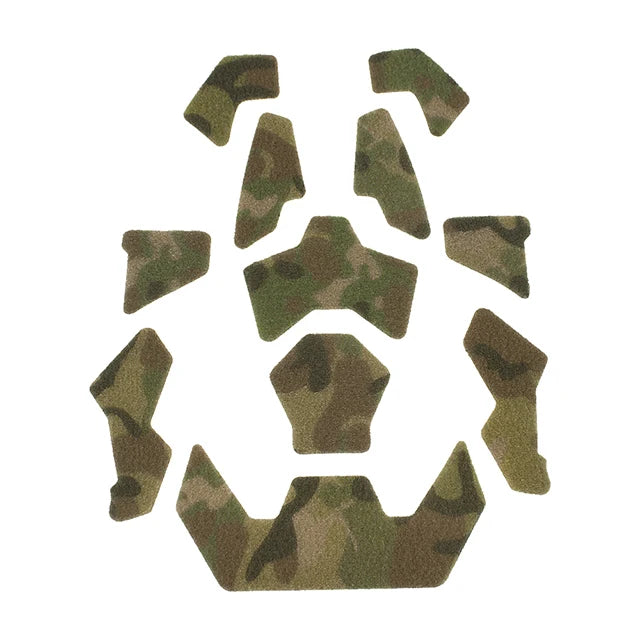 Tactical FAST Helmet Magic Sticker 11pcs Airsoft Helmet Patches Hook and Loop Sticky for Hunting Shooting Accessories