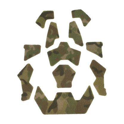 Tactical FAST Helmet Magic Sticker 11pcs Airsoft Helmet Patches Hook and Loop Sticky for Hunting Shooting Accessories
