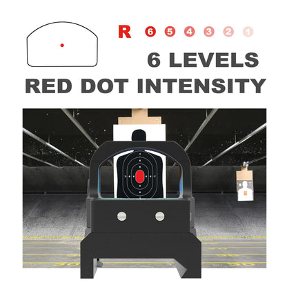 Victoptics V3 1x17x26 Red Dot Sight For Close-in Work&General Shooting Compatible With R.M.R Footprint For Airsoft & 9mm Pistol