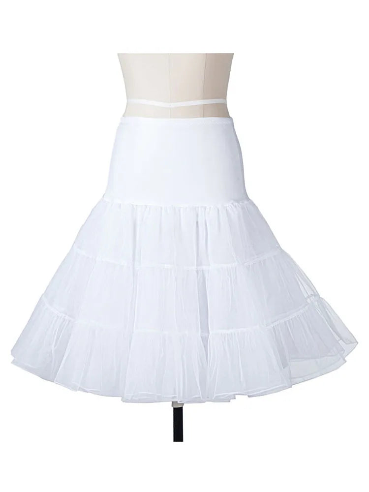 Tutu Skirt swing Rockabilly Petticoat Underskirt fluffy pettiskirt for Wedding Bridal Vintage 50s Audrey hepburn Women Ball Gown