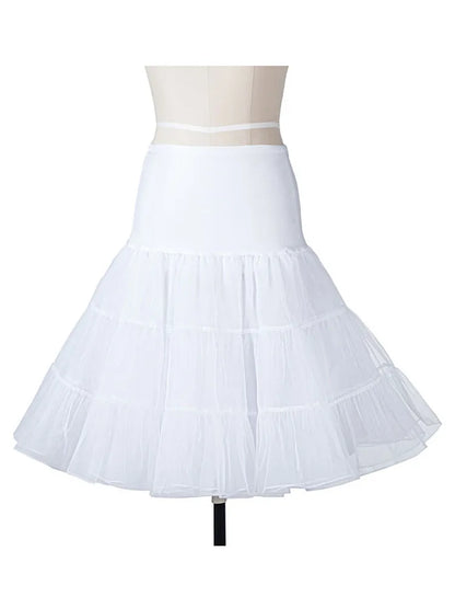 Tutu Skirt swing Rockabilly Petticoat Underskirt fluffy pettiskirt for Wedding Bridal Vintage 50s Audrey hepburn Women Ball Gown
