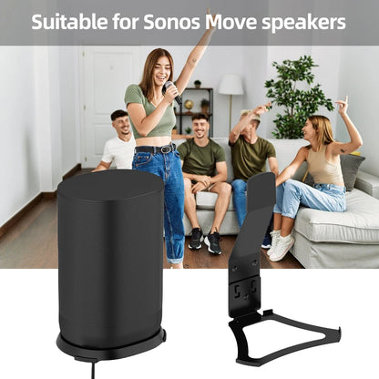 For Sonos Move Speaker Stand Holder Sound Box Storage Rack Wall-mounted Speaker Mount Bracket Space Saving Aluminum Alloy Shelf