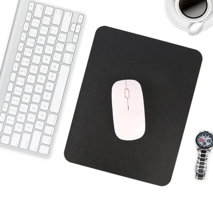 Solid Color PU Mouse Pad Non-Slip Gaming Desktop Mouse Pad Waterproof Anti-Scratch Easy To Clean Mat For Desktop Computer Laptop
