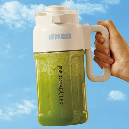 1000ml Electric Juicer Multifunctional Wireless Juicer Cup Blender Portable Drinking Cup Milkshake Blender Juicer Home 1500mAh