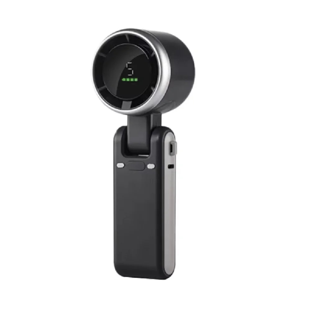 Portable Mini Handheld Fan Multi-functional Foldable Fan USB Rechargeable Mini Turbine Fan Mini Table Fan