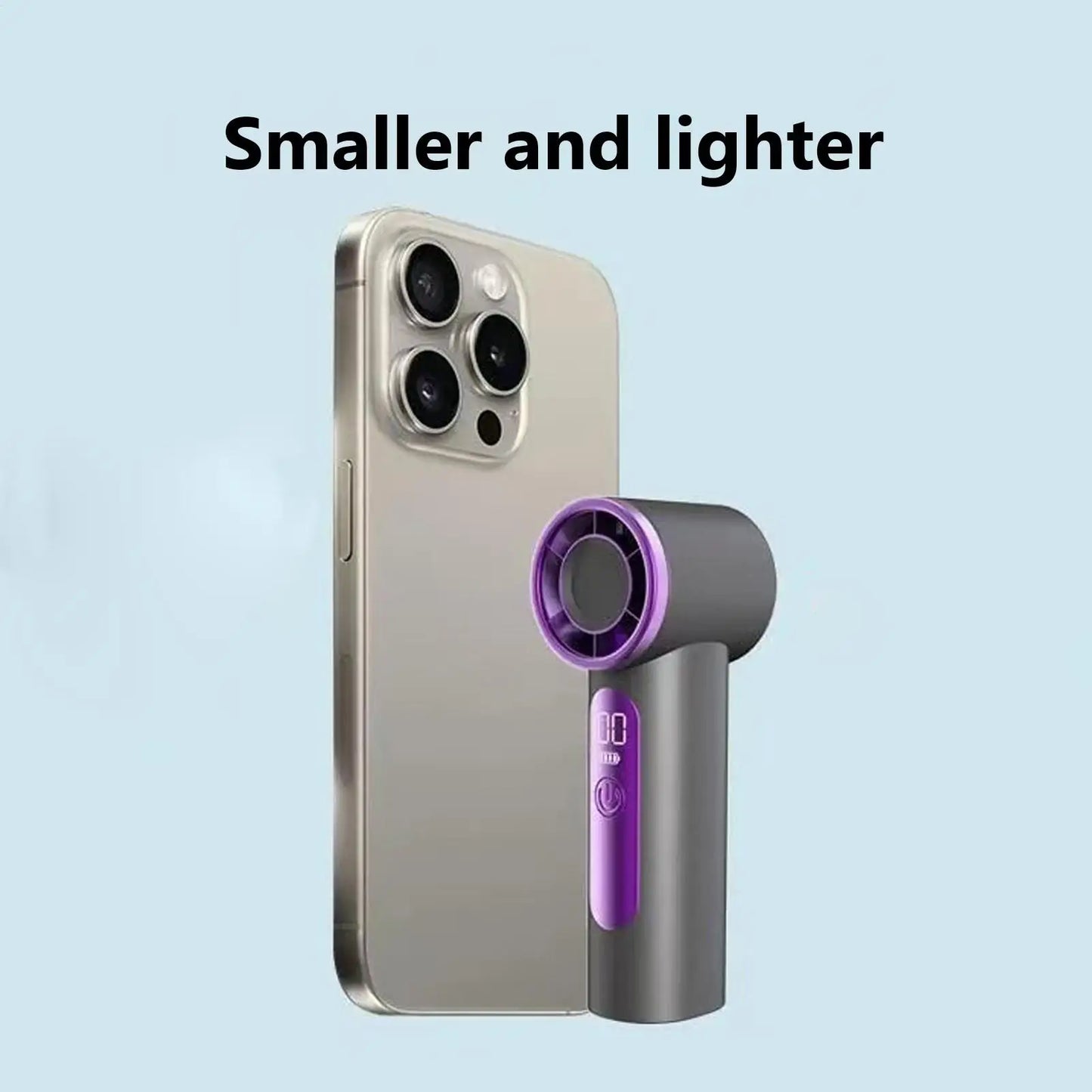 Portable Fan For Travel Mini: Small Pocket Handheld Fan Personal Rechargeable Turbo USB High Speed Keeping Cool In Hot Weather