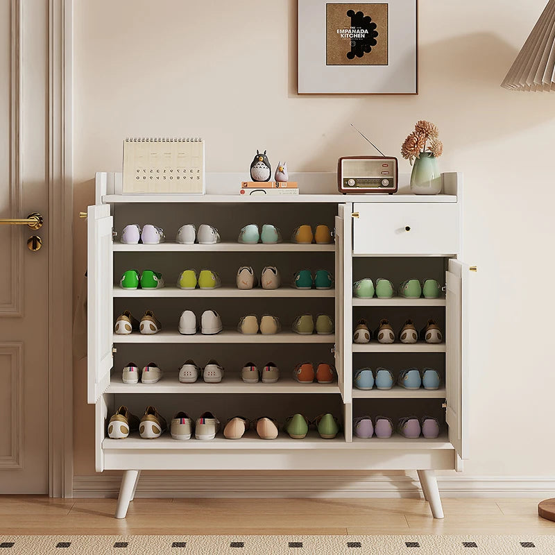 Slippers Storage Shoe Shelf College Dorm Essentials Modern Vertical Organizer Shoe Cabinet Wooden Muebles Entrance Furniture