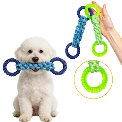 Pet Chew Tug Toys Interactive Dog Rope Toys,Pet Tooth Cleaning Pet Toy for Small Medium Dogs Puppy Chewing Bite Resistant Toys