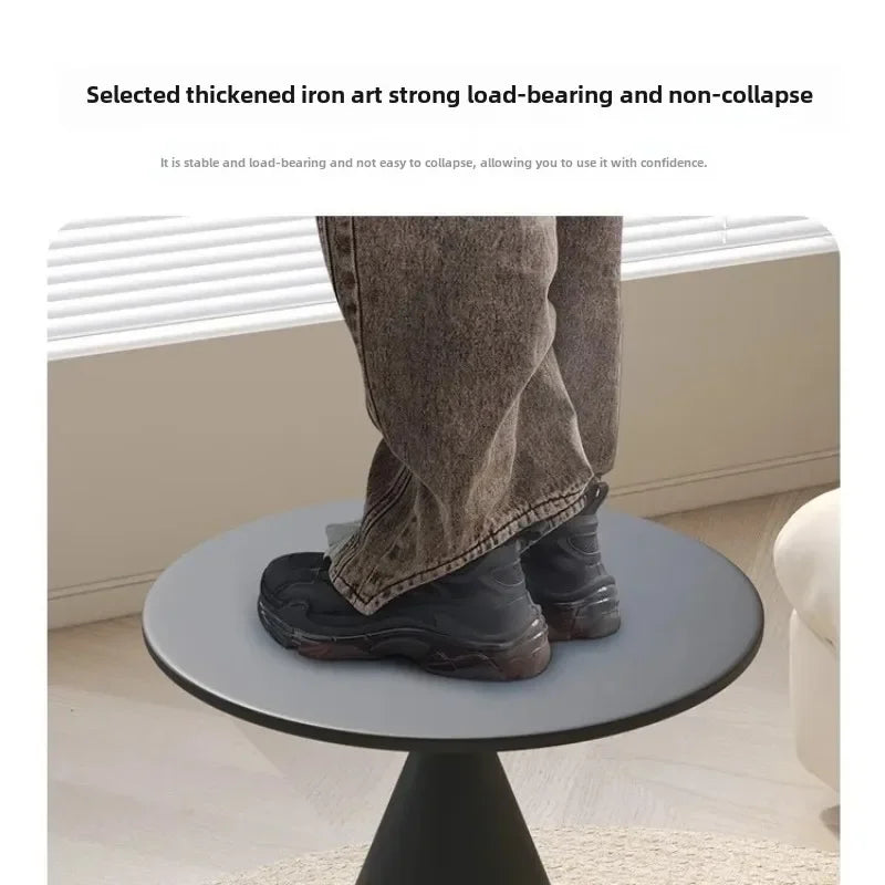 Round Coffee Table Home Living Room Side Table Small Sofa Sideboard Bedroom Hotel Corner Table Modern Living Room Decor