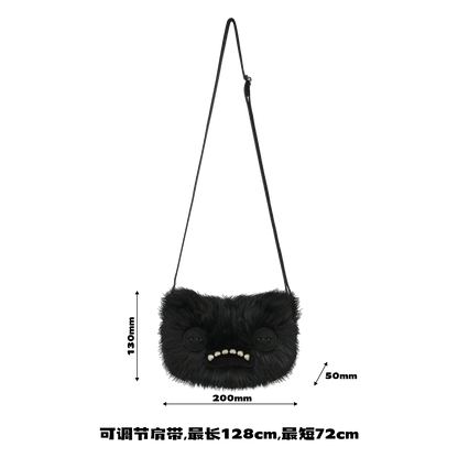 Fugglers Ugly Teeth Monster Bag Crossbody Cute Plush Wallet Plush Bag Fuggs Crossbody Bag with Shoulder Strap Animal Plushies