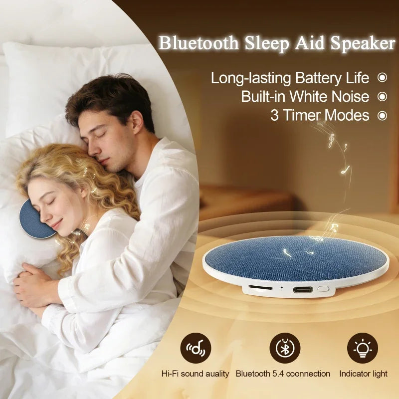 Lenovo Under Pillow Sleep Speaker Bluetooth5.4 Hi-Fi Dynamic Sound Wireless Music Player Home Sleep Sound Equipment For Bedside