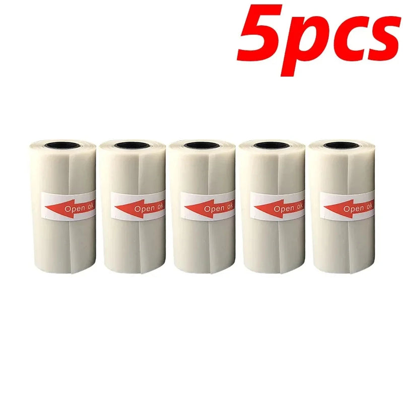 57MM X 30MM Adhesive Transparent Thermal Paper Clear Thermal Sticker Paper For Mini Thermal Printer Photo Printing Paper