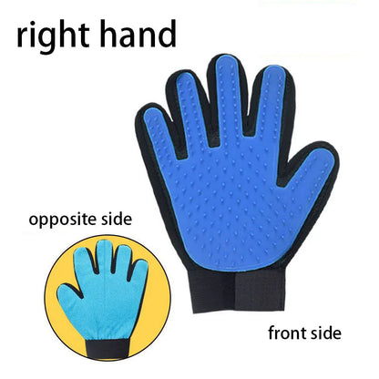 Pet Grooming Gloves for Cats Silicone Rubber Hair Cleaning Tool Pet Bath Remover Massage Brush - Pet Hair Removal