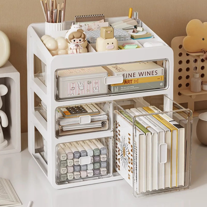 Drawer Desktop Organizer, Organizer Drawers, Desk Stationery Organizer, Multifunctional Dustproof Large Capacity Office Shelf