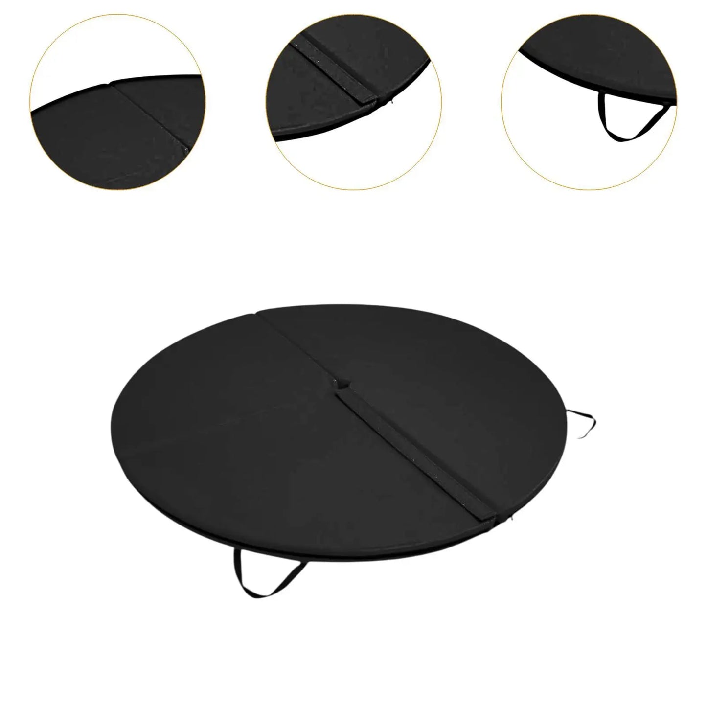 Foldable Yoga Mat Dancing Floor Cushion Sports Folding Pole Dance Mat Exercise Mat Yoga Pad for Indoor Workout Training Fitness