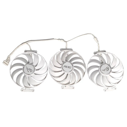 NEW 95MM 7PIN CF1010U12S RTX3070 GPU Fan，For ASUS ROG Strix RTX3090 3080TI 3080 3070TI 3070 White Graphics card cooling fan