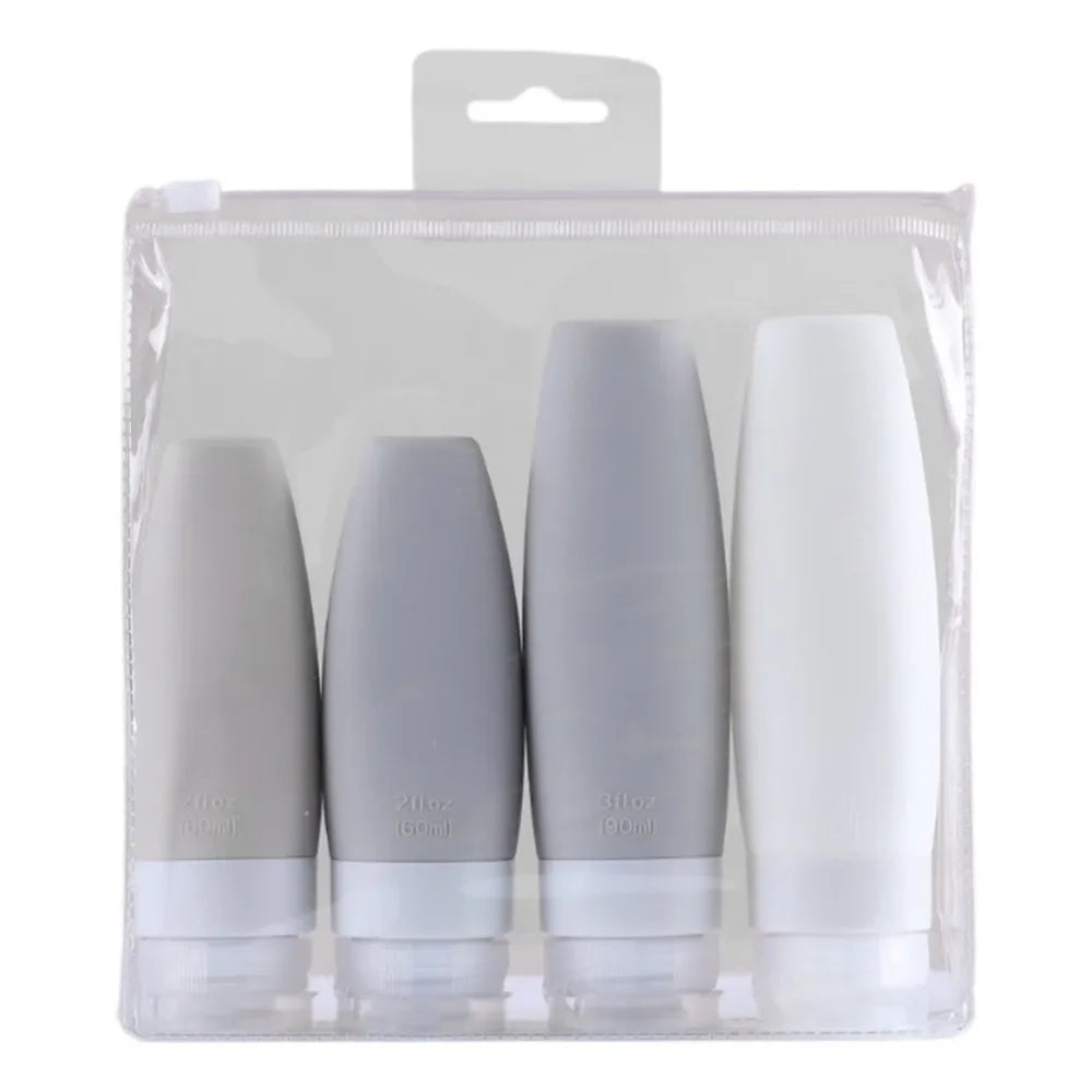 Travel Bottles Set, Travel Containers for Travel Size Toiletries, with Portable Quart Bag, Storage Shampoo Lotion, Leak Proof