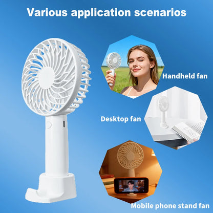 portable fan usb-c portable fan rechargeable Drone motor mini fan portable fan for travel Mobile phone holder desktop fan