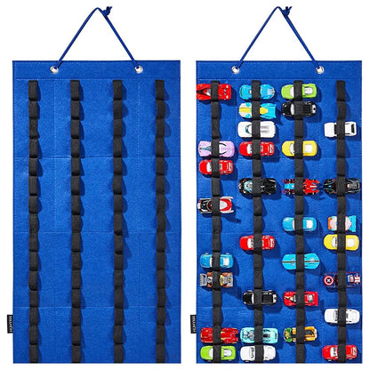 Hanging Organizer For Hot Wheels Wall Mount Display Case Large Capacity Storage Box Bags Hold Up Toy Matchbox Cars Kids Gift