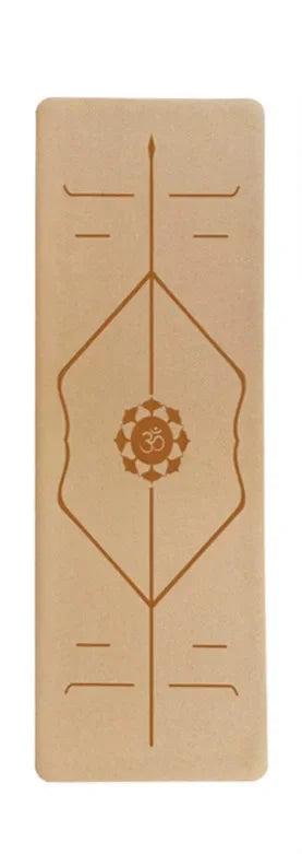 183X61Natural Cork TPE Yoga Mat Fitness Gym Sports Mats Pilates Exercise Pads Non-Slip Yoga Mats Absorb Sweat Odorless