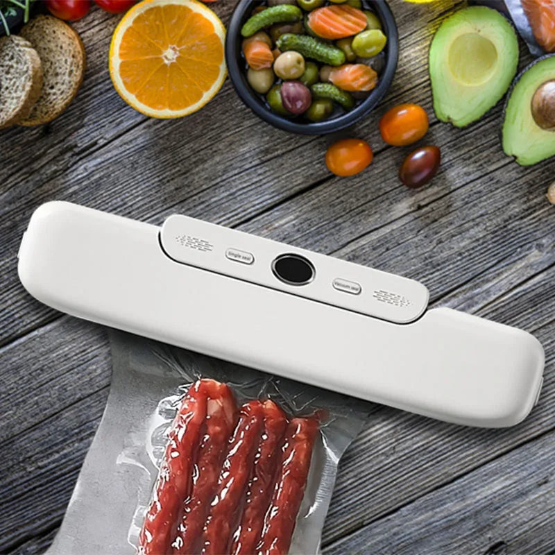 Electric Food Vacuum Sealer Machine And Storage Bags One Touch Fast Vacuuming For Wet Or Dry Food Kitchen Vacuum Sealing Machine
