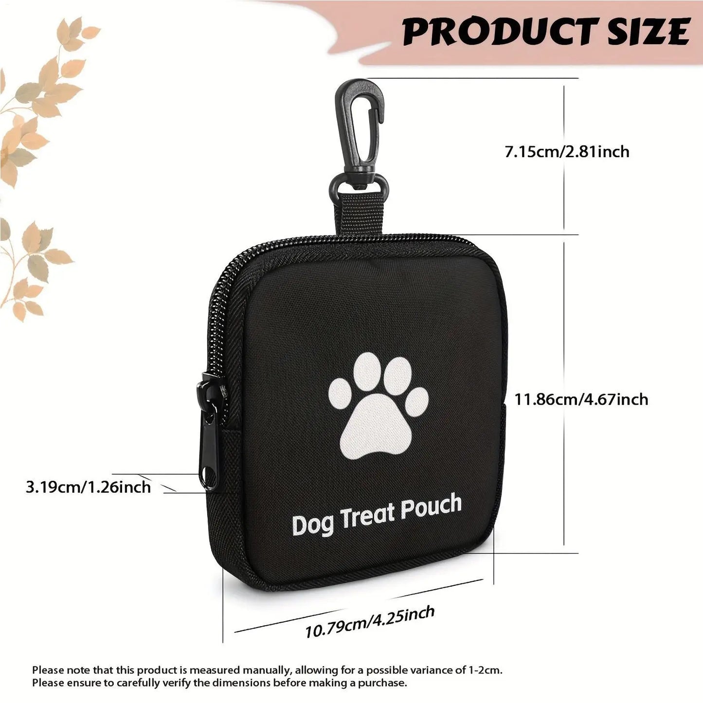 Dog Training Treat Bag  Multi-functional pet bag Leakproof Portable Pet treats bag Train Snack Reward Waist Bag Pet supplies