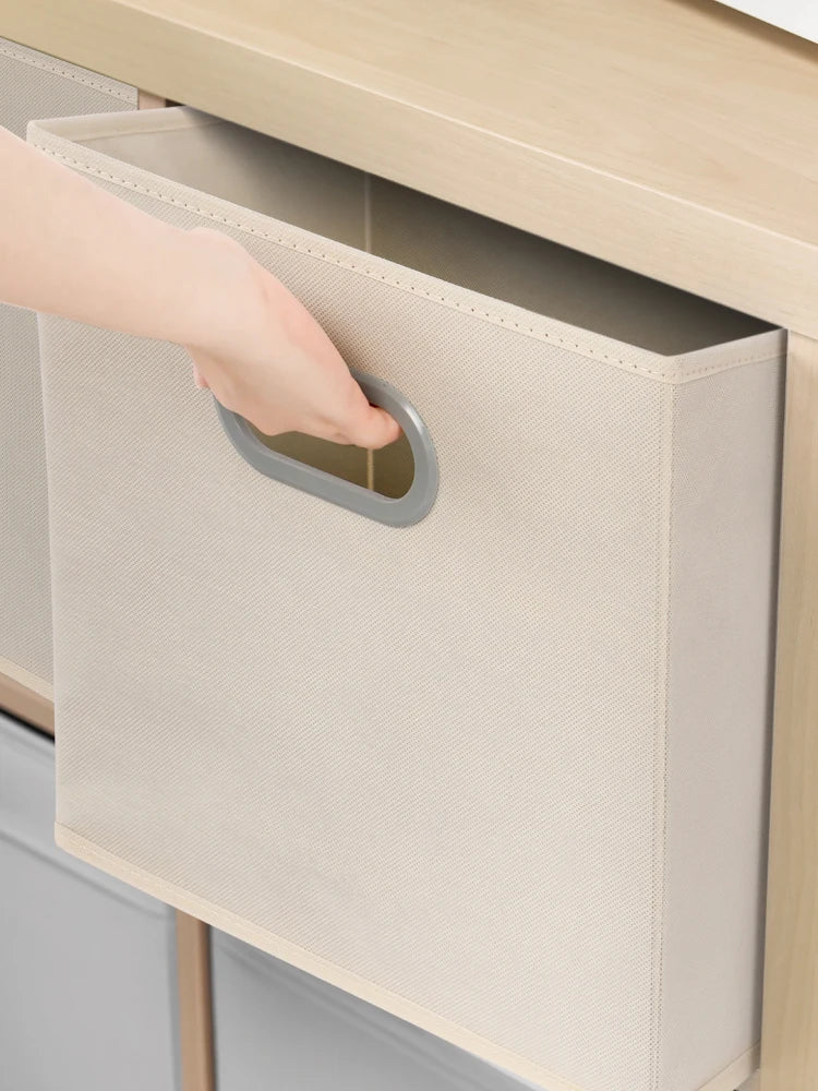 Square id Storage Box Home Dormi Staable Storage Bin Bookcase Storage Box Toy Miscellaneous Item Organizer Basket