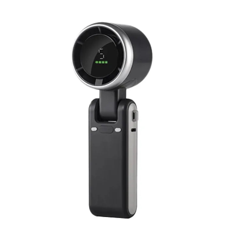 Portable Mini Handheld Fan Multi-functional Foldable Fan USB Rechargeable Mini Turbine Fan Mini Table Fan