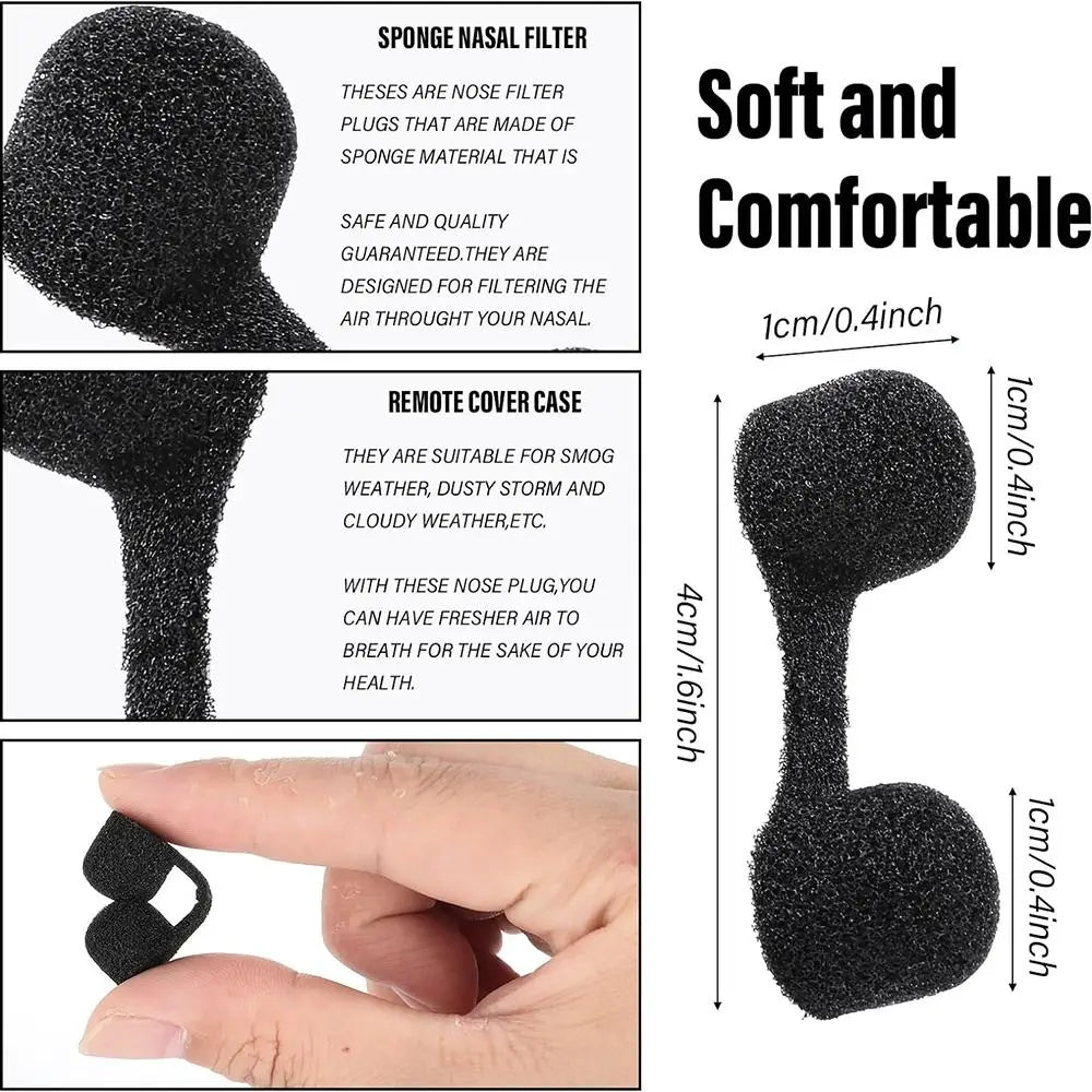 Accessories Outdoor Nose Filters Invisible Dustproof Nose Dust Filters disposable Dust Protection Nostril Filters