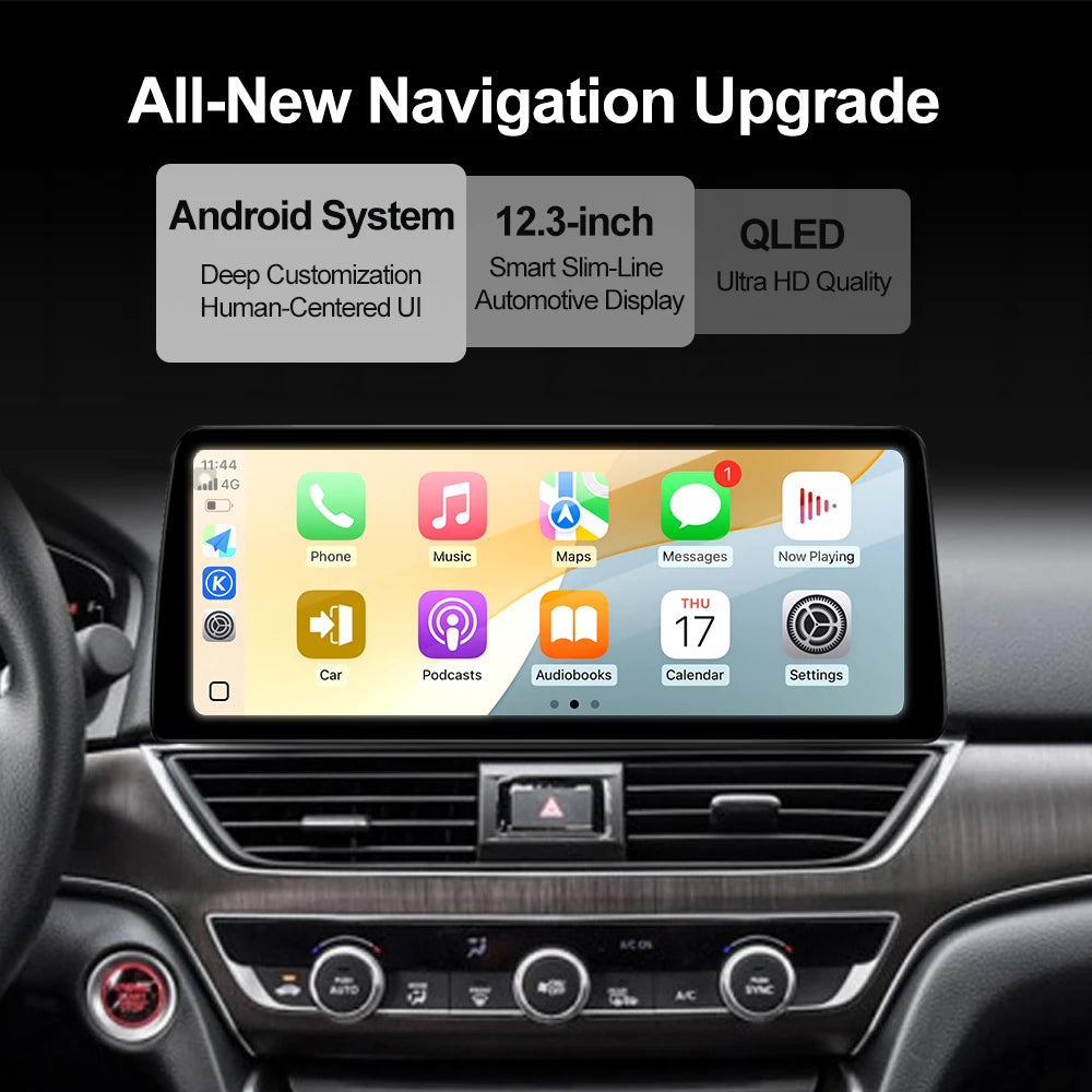 GPS Navigation Android 15 for Nissan Teana 2019-2021 DSP Stereo Bluetooth QLED Touch Screen WlFl 4G