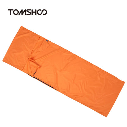 TOMSHOO Outdoor Travel Hotel Sleeping Bag Camping Hiking Polyester Pongee Healthy Sleeping Bag Liner with Pillowcase