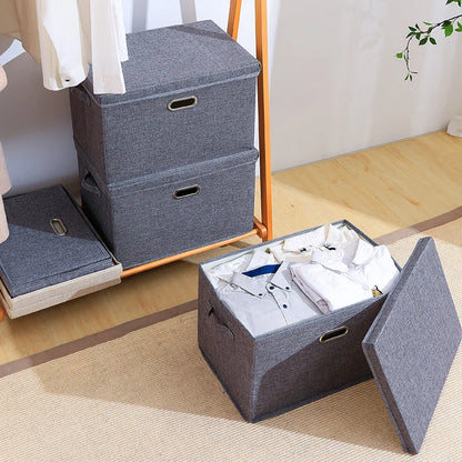 Storage Box Foldable Fabric Garment Pants Underwear Socks Storage Box Toy Storage Box Washable Office Clutter Storage