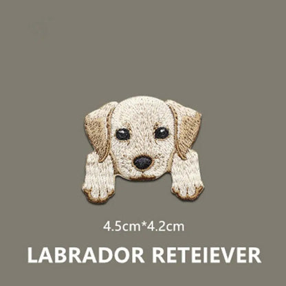 Cute Small Dog Baby's Clothes Patch Clothing Patches Applique Backpack Decoration
