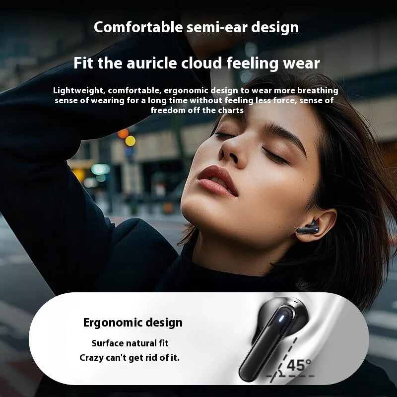 Original Lenovo LP70 PRO Intelligent Touch Screen Wireless Earphones Bluetooth Headphones Music Call Game Noise ReductionEarbuds