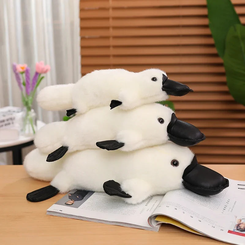 Simulation Platypus Plush Toys Creative Cartoon Animal Stuffed Dolls Funny Home Decor Kids Exquisite Birthday Xmas Gifts
