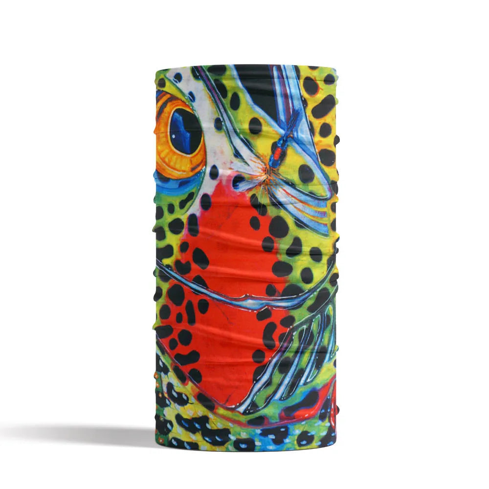 Windproof Fish Pattern Neck Warmer Gaiter Multifunctional Headscarf Mom/Dad Birthday Gifts Seamless Bandanas Cycling Headband