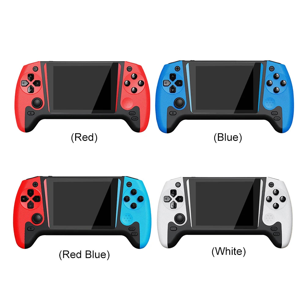Portable Game Console 3.5inch LCD Screen Built-in 500 Games Nostalgic Game Console 1200mAh Video Game Console for Single Player