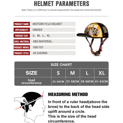 Motorcycle Helmet cascos Electric Vehicle Riding Locomotive for Retro Half Helmet Four Seasons Universal Helmet Helmet