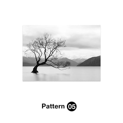 Nordic Home Decor Peace Nature Green Botanical Wall Posters and Prints Canvas Painting Art Pictures for Living Room Wall Decor