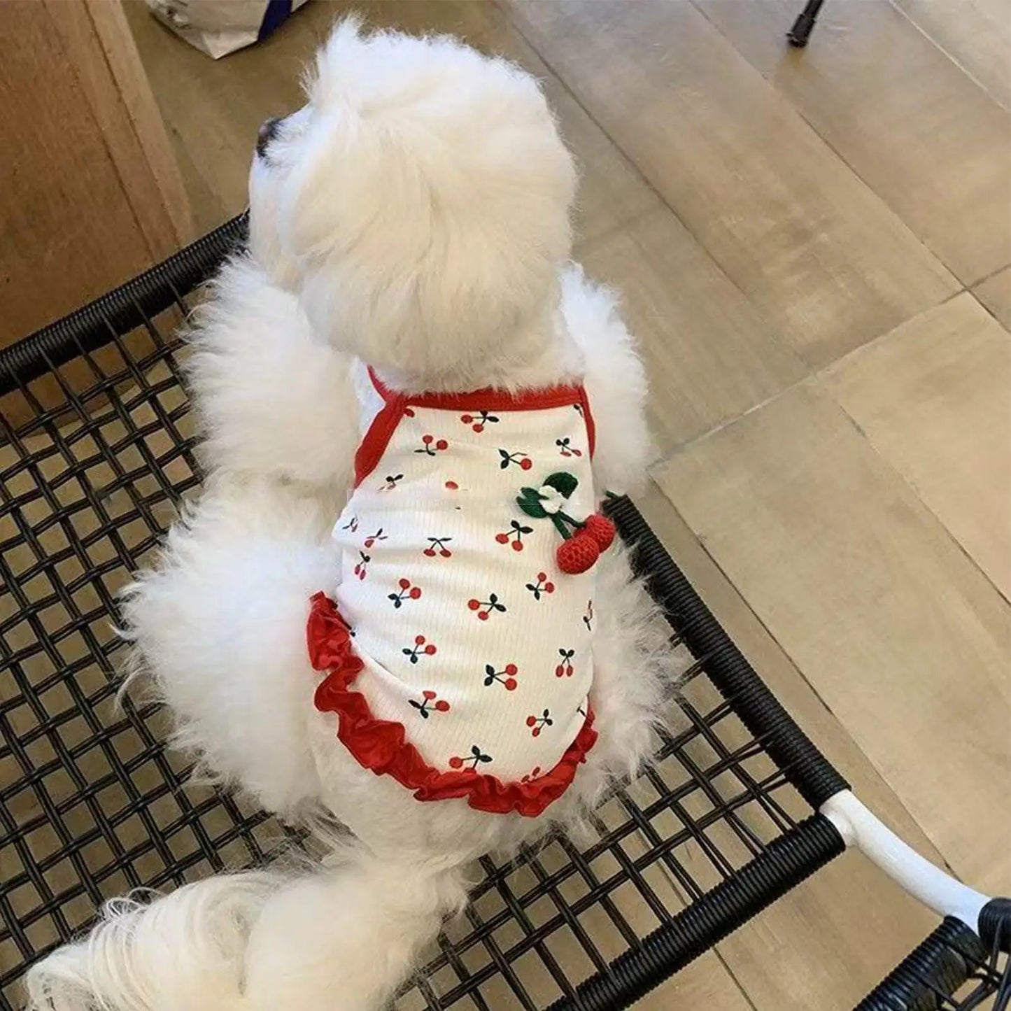 Cute Puppy Harness For Spring Summer, Stylish Soft Breathable Pets Dog Vest, Breathable Pet Puppy Clothing For Birthday Party