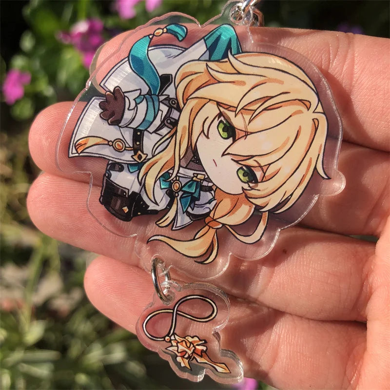 Honkai: Star Rail Kafka March 7th Dan Heng Clara Pom-Pom Cosplay COSTUME Keychain Accessories Key Chain Pendant Prop Xmas Gift