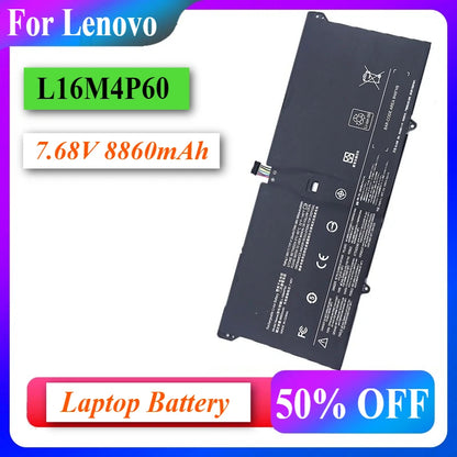 9120mAh L16M4P60 Laptop Battery for Lenovo Yoga 920 920-13IKB 920-131KB 920-13IKB-80Y7 80Y8 81TF Ideapad Flex Pro-13IKB L16C4P61